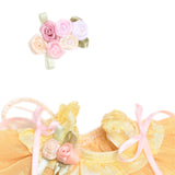 Maxbell Plush Doll Clothes for 15-17cm Doll Comfortable Dress up DIY Fashion Cartoon Yellow