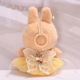 Maxbell Plush Doll Clothes for 15-17cm Doll Comfortable Dress up DIY Fashion Cartoon Yellow
