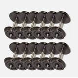 Maxbell 12Pcs Metal Wheels Spare Part Hobby Train Accessory for 1:87 Model Train DIY