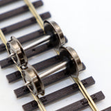 Maxbell 12Pcs Metal Wheels Spare Part Hobby Train Accessory for 1:87 Model Train DIY