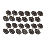 Maxbell 12Pcs Metal Wheels Spare Part Hobby Train Accessory for 1:87 Model Train DIY