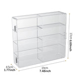Maxbell Display Case for Collectibles Scale Car Display Box for Miniatures Model Car