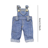 Maxbell 1:12 Dolls Clothes Pants Outfit Clothes Model Costume for Gsc Ob11 BJD Dolls Dark Blue