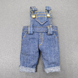 Maxbell 1:12 Dolls Clothes Pants Outfit Clothes Model Costume for Gsc Ob11 BJD Dolls Dark Blue