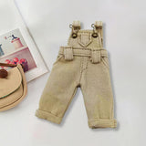 Maxbell 1:12 Dolls Clothes Pants Outfit Clothes Model Costume for Gsc Ob11 BJD Dolls Beige
