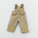 Maxbell 1:12 Dolls Clothes Pants Outfit Clothes Model Costume for Gsc Ob11 BJD Dolls Beige