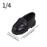 Maxbell 1/4 Scale Doll Shoes Pair of Mini Doll Shoes for Doll Kids Doll Pendant Doll