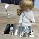 Maxbell Doll Stand Portable Doll Bracket for Organization Collectible Window Display 23.5cm height