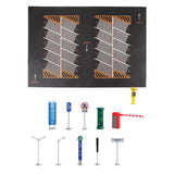 Maxbell 1:64 Large Parking Lots Mat Model Car Diecast Garage Miniature Car Models Show Style E