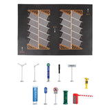 Maxbell 1:64 Large Parking Lots Mat Model Car Diecast Garage Miniature Car Models Show Style E