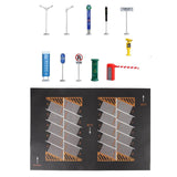Maxbell 1:64 Large Parking Lots Mat Model Car Diecast Garage Miniature Car Models Show Style E
