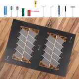 Maxbell 1:64 Large Parking Lots Mat Model Car Diecast Garage Miniature Car Models Show Style E