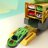 Maxbell Dinosaur Transporter Truck Storage Funny with Mini Cars for Babies Gift Toys 6 small cars