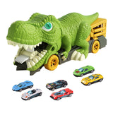 Maxbell Dinosaur Transporter Truck Storage Funny with Mini Cars for Babies Gift Toys 6 small cars