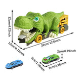 Maxbell Dinosaur Transporter Truck Storage Funny with Mini Cars for Babies Gift Toys 6 small cars