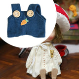 Maxbell Dolls Suspender Pant Overalls Costume Accessories for 17cm Dolls Girls Dolls style A