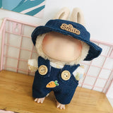 Maxbell Dolls Suspender Pant Overalls Costume Accessories for 17cm Dolls Girls Dolls style A