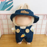 Maxbell Dolls Suspender Pant Overalls Costume Accessories for 17cm Dolls Girls Dolls style A
