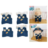 Maxbell Dolls Suspender Pant Overalls Costume Accessories for 17cm Dolls Girls Dolls style A