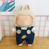 Maxbell Dolls Suspender Pant Overalls Costume Accessories for 17cm Dolls Girls Dolls style A