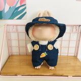 Maxbell Dolls Suspender Pant Overalls Costume Accessories for 17cm Dolls Girls Dolls style A