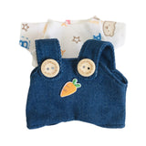 Maxbell Dolls Suspender Pant Overalls Costume Accessories for 17cm Dolls Girls Dolls style B