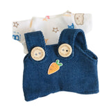Maxbell Dolls Suspender Pant Overalls Costume Accessories for 17cm Dolls Girls Dolls style B