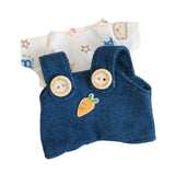 Maxbell Dolls Suspender Pant Overalls Costume Accessories for 17cm Dolls Girls Dolls style B