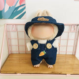 Maxbell Dolls Suspender Pant Overalls Costume Accessories for 17cm Dolls Girls Dolls style D