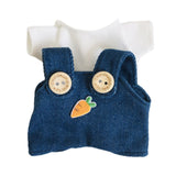 Maxbell Dolls Suspender Pant Overalls Costume Accessories for 17cm Dolls Girls Dolls style D