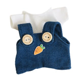 Maxbell Dolls Suspender Pant Overalls Costume Accessories for 17cm Dolls Girls Dolls style D