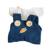Maxbell Dolls Suspender Pant Overalls Costume Accessories for 17cm Dolls Girls Dolls style D