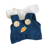 Maxbell Dolls Suspender Pant Overalls Costume Accessories for 17cm Dolls Girls Dolls style D