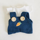 Maxbell Dolls Suspender Pant Overalls Costume Accessories for 17cm Dolls Girls Dolls style D