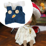 Maxbell Dolls Suspender Pant Overalls Costume Accessories for 17cm Dolls Girls Dolls style D