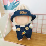 Maxbell Dolls Suspender Pant Overalls Costume Accessories for 17cm Dolls Girls Dolls style D