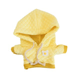 Maxbell Dolls Clothes Accessory Miniature Clothing for 20cm Dolls Dress Up Dolls Yellow Hoodie