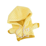 Maxbell Dolls Clothes Accessory Miniature Clothing for 20cm Dolls Dress Up Dolls Yellow Hoodie