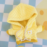 Maxbell Dolls Clothes Accessory Miniature Clothing for 20cm Dolls Dress Up Dolls Yellow Hoodie