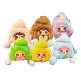 Maxbell 6Pcs Plush Doll Collection Random Creative Doll for Gift Bedroom Living Room