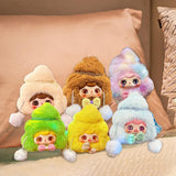 Maxbell 6Pcs Plush Doll Collection Random Creative Doll for Gift Bedroom Living Room