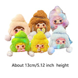 Maxbell 6Pcs Plush Doll Collection Random Creative Doll for Gift Bedroom Living Room