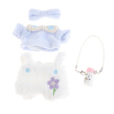 Maxbell 4 Pieces Plush Doll Clothes Fashion Decoration Dolls Clothing for 15cm Dolls