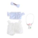 Maxbell 4 Pieces Plush Doll Clothes Fashion Decoration Dolls Clothing for 15cm Dolls