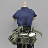 Maxbell 1/6 Action Figures Girdle Field Bag Model Retro Miniature for 12inch Figures Hanging bag