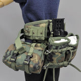 Maxbell 1/6 Action Figures Girdle Field Bag Model Retro Miniature for 12inch Figures Hanging bag