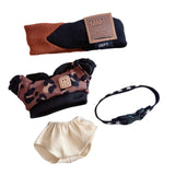 Maxbell Doll Clothes Fashion DIY Costumes Soft Plush Doll Outifit for 15cm 10cm Doll