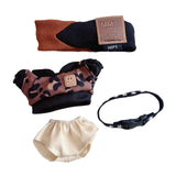 Maxbell Doll Clothes Fashion DIY Costumes Soft Plush Doll Outifit for 15cm 10cm Doll