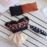 Maxbell Doll Clothes Fashion DIY Costumes Soft Plush Doll Outifit for 15cm 10cm Doll