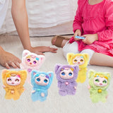 Maxbell 6Pcs Plush Doll Cartoon Collection Stuffed Animal Toy for Birthday Sofa Home